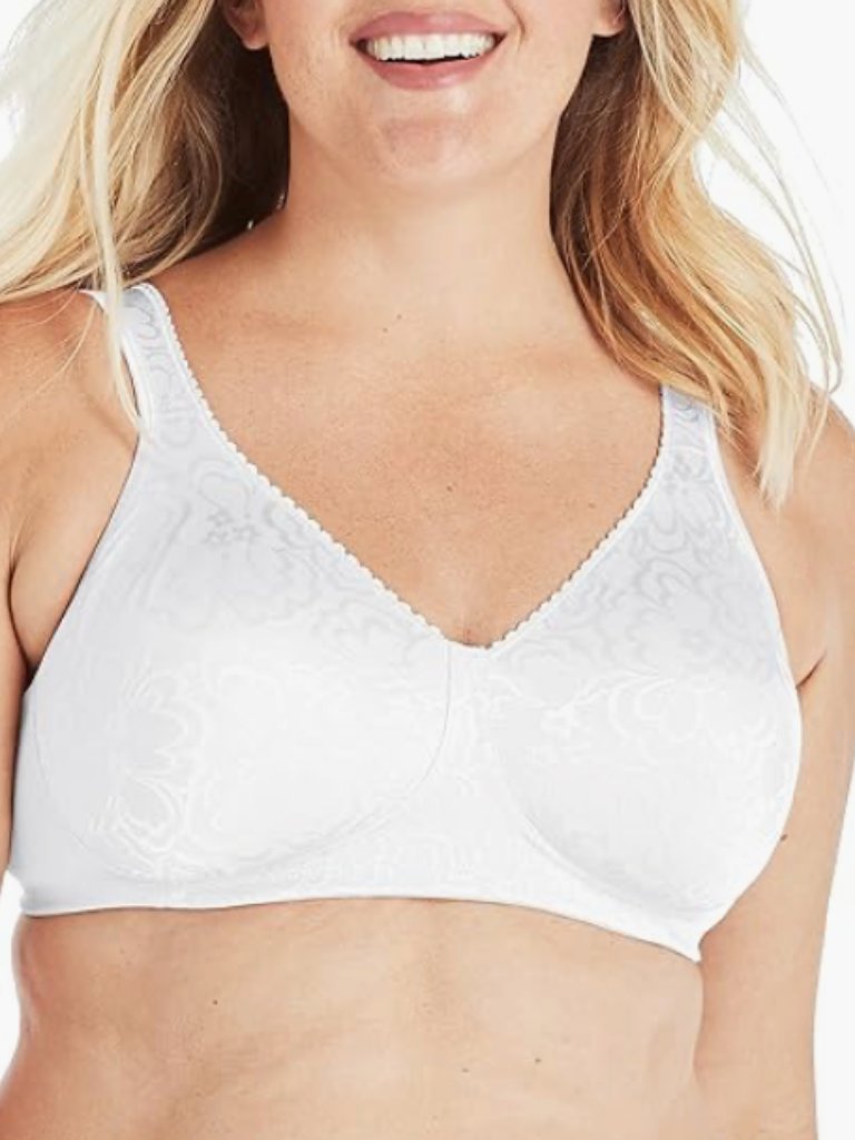 Playtex 18 Hour Ultimate Lift & Support Wireless Bra White Size 36c 11448